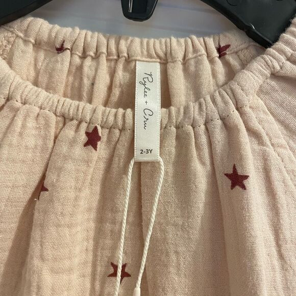 RYLEE + CRU LONG SLEEVE BUBBLE ROMPER / STARS NWT Sz. 2/3 - Picture 4 of 4